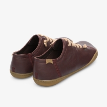 Camper Burgundy Casual Shoes Womens - Peu Online Ireland | FVHGI0872